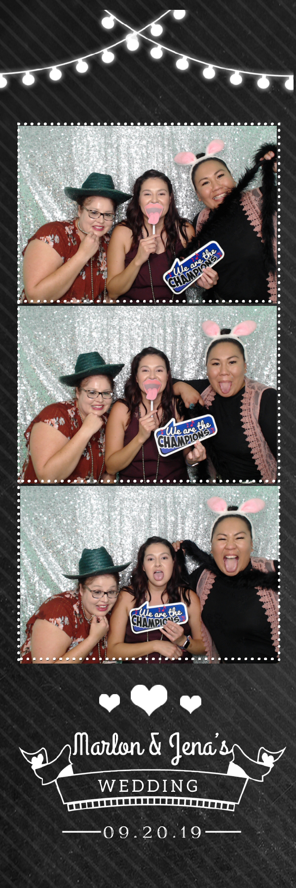 Jena and Marlon's Wedding | View more photos from the event at gallery.photoboothbillings.com/u/PhotoBoothBillings/Jena-and-Marlons-Wedding